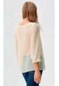 Blusa Para Mujer Manga 3/4 Beige Marca L&H Ref. 5P412277 de L&H