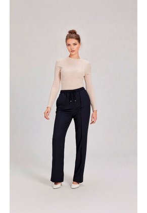 Pantalon Para Mujer Negro Marca L&H Ref. 1F407150