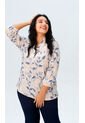 Blusa Para Mujer Manga 3/4 Azul Marca L&H Ref. 1F412713 de L&H