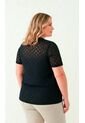 Camiseta Para Mujer. Manga Corta Negro Marca L&H Ref. 2J609091 de L&H