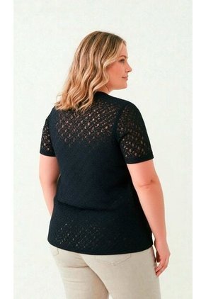Camiseta Para Mujer. Manga Corta Negro Marca L&H Ref. 2J609091
