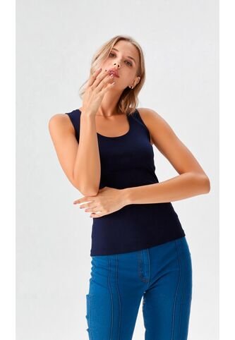 Camiseta Para Mujer Azul Marca L&H Ref. 1F409530 L&H
