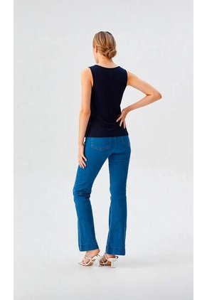 Camiseta Para Mujer Azul Marca L&H Ref. 1F409530