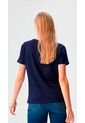 Camiseta Para Mujer Manga Corta Azul Marca L&H Ref. 7S409044 de L&H
