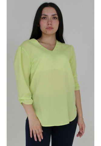 Blusa Para Mujer Manga Larga Verde Marca L&H L&H