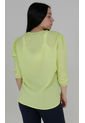 Blusa Para Mujer Manga Larga Verde Marca L&H de L&H
