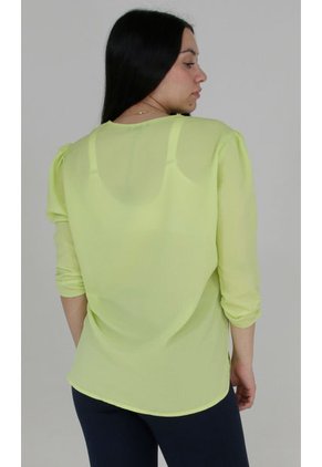 Blusa Para Mujer Manga Larga Verde Marca L&H