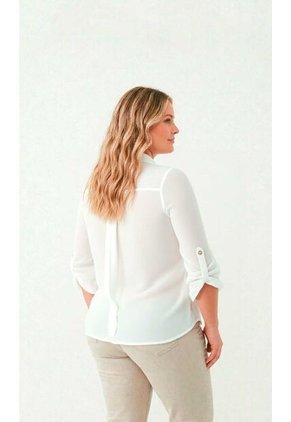 Blusa Para Mujer. Manga 3/4 Crudo Marca L&H Ref. 1F612223
