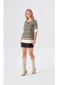 Blusa Para Mujer Manga Corta Verde Marca L&H Ref. 1F412707 de L&H
