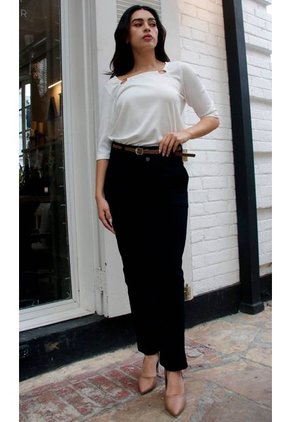 Pantalon Para Mujer Negro Marca L&H