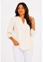 Blusa Para Mujer Manga 3/4 Crudo Marca L&H Ref. 5P412291 de L&H
