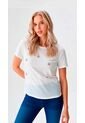 Camiseta Para Mujer Manga Corta Blanco Marca L&H Ref. 7S409044 de L&H