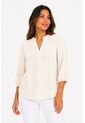 Blusa Para Mujer Manga 3/4 Crudo Marca L&H Ref. 5P412291 de L&H