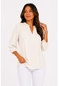 Blusa Para Mujer Manga 3/4 Crudo Marca L&H Ref. 5P412291 de L&H