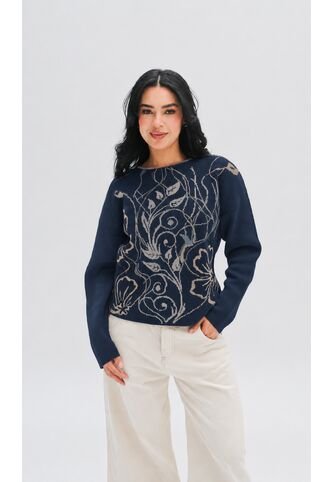 Saco Para Mujer Azul Oscuro Marca L&H Ref. 4E433042 L&H