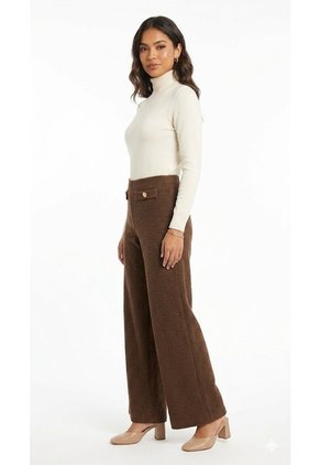 Pantalon Para Mujer  Cafe Marca L&H Ref. 4E407002