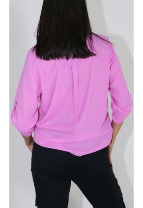 Blusa Para Mujer Manga 3/4 Rosado Marca L&H Ref. 1F412457
