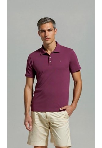 Polo Para Hombre Manga Corta Morado Marca L&H Ref. 4Q109135 L&H