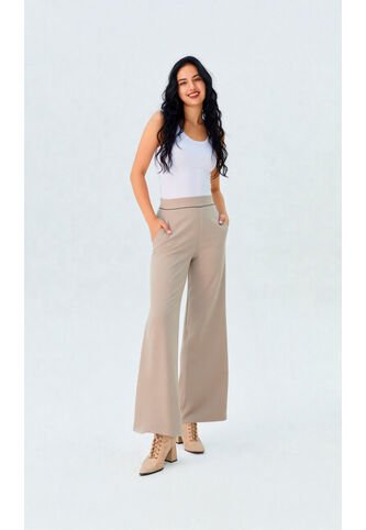 Pantalon Para Mujer Caqui Marca L&H Ref. 1Y407002 L&H