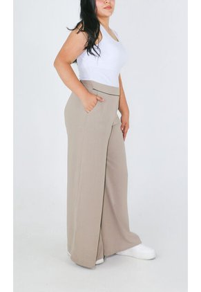 Pantalon Para Mujer Caqui Marca L&H Ref. 1Y407002