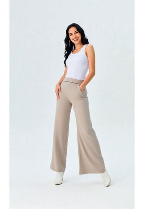 Pantalon Para Mujer Caqui Marca L&H Ref. 1Y407002