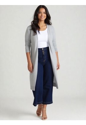 Chilango Para Mujer. Manga Larga Gris Claro Marca L&H