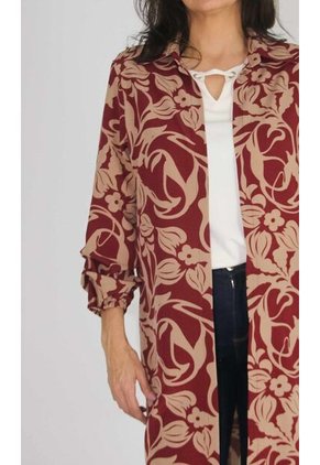 Chilango Para Mujer Manga 3/4 Vino Marca L&H