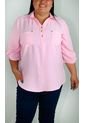 Blusa Para Mujer. Manga 3/4 Rosado Marca L&H de L&H