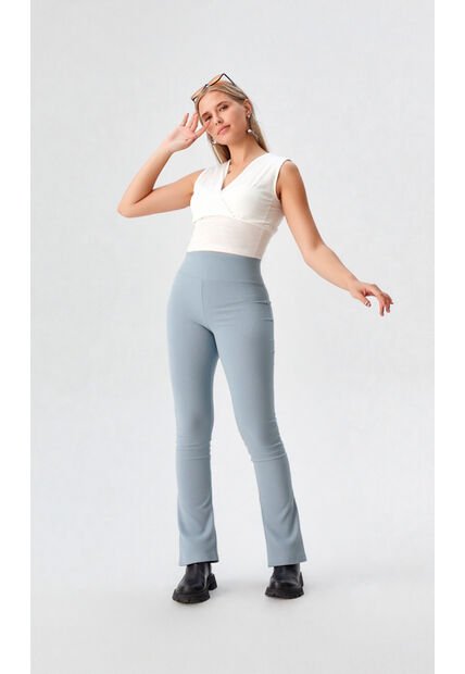 Leggins Para Mujer Azul Marca L&H Ref. 1F423133