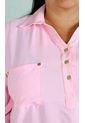 Blusa Para Mujer. Manga 3/4 Rosado Marca L&H de L&H