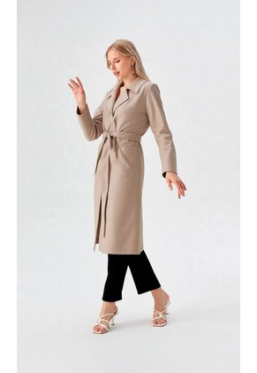 Gaban Para Mujer Beige Marca L&H Ref. 4V408160