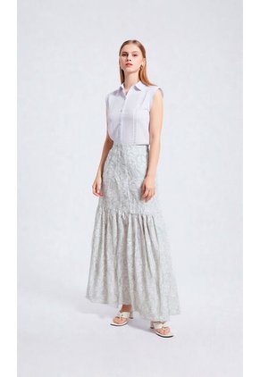 Falda Para Mujer Azul Marca L&H Ref. 1F414041