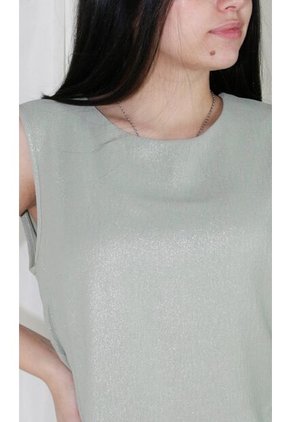 Blusa Para Mujer Manga Sisa Verde Marca L&H