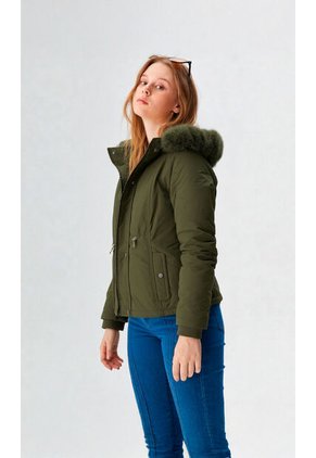 Chaqueta Para Mujer Manga Larga Verde Marca L&H Ref. 6N408015