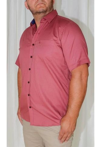 Camisa Para Hombre Manga Corta Rojo Marca L&H L&H