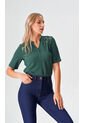 Blusa Para Mujer Manga Corta Verde Marca L&H Ref. 5P412276 de L&H