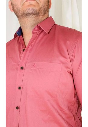 Camisa Para Hombre Manga Corta Rojo Marca L&H