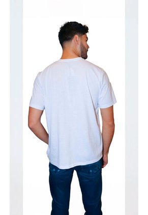 T-Shirt Para Hombre Manga Corta Blanco Marca L&H Ref. 4K109095