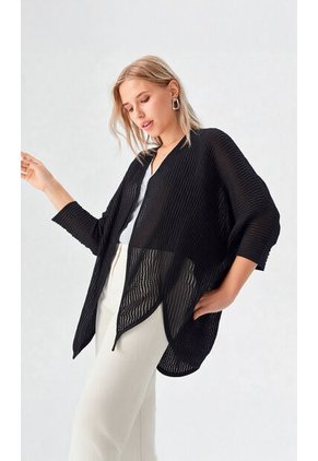 Chilango Para Mujer Manga 3/4 Negro Marca L&H Ref. 7D436030