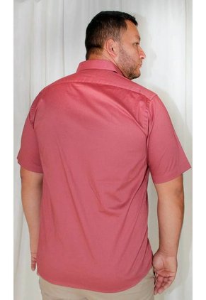 Camisa Para Hombre Manga Corta Rojo Marca L&H