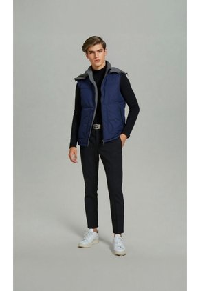 Chaleco Para Hombre Azul Marca L&H Ref. 6N125010