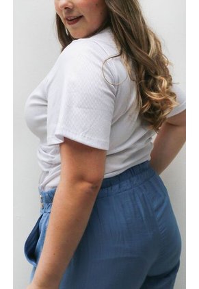 Camiseta Para Mujer. Blanco Marca L&H