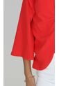 Blusa Para Mujer Manga 3/4 Rojo Marca L&H de L&H