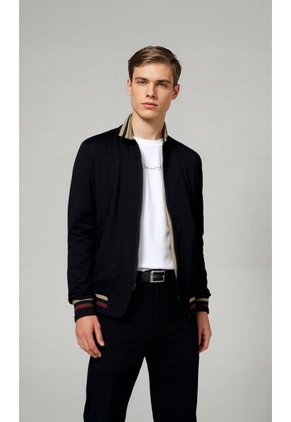 Chaqueta Para Hombre Negro Marca L&H Ref. 6N108098