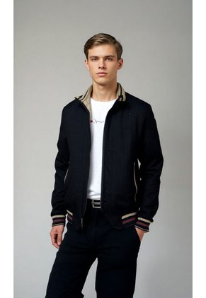 Chaqueta Para Hombre Negro Marca L&H Ref. 6N108098