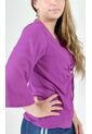 Blusa Para Mujer Manga 3/4 Morado Marca L&H de L&H