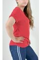 Camiseta Para Mujer Manga Corta Rojo Marca L&H de L&H