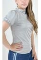 Camiseta Para Mujer Manga Corta Gris Claro Marca L&H de L&H