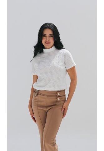 Camiseta Para Mujer Blanco Marca L&H Ref. 2J409104 L&H