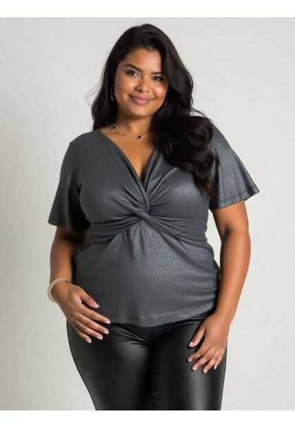 Camiseta Para Mujer. Negro Marca L&H